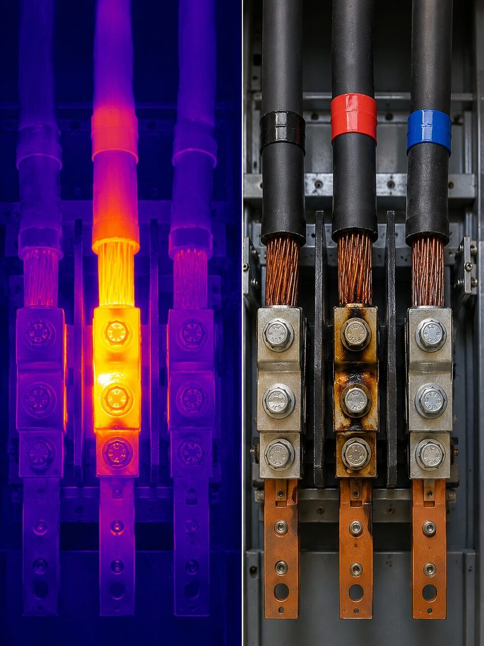 electrical panel IR and visual inspection pair