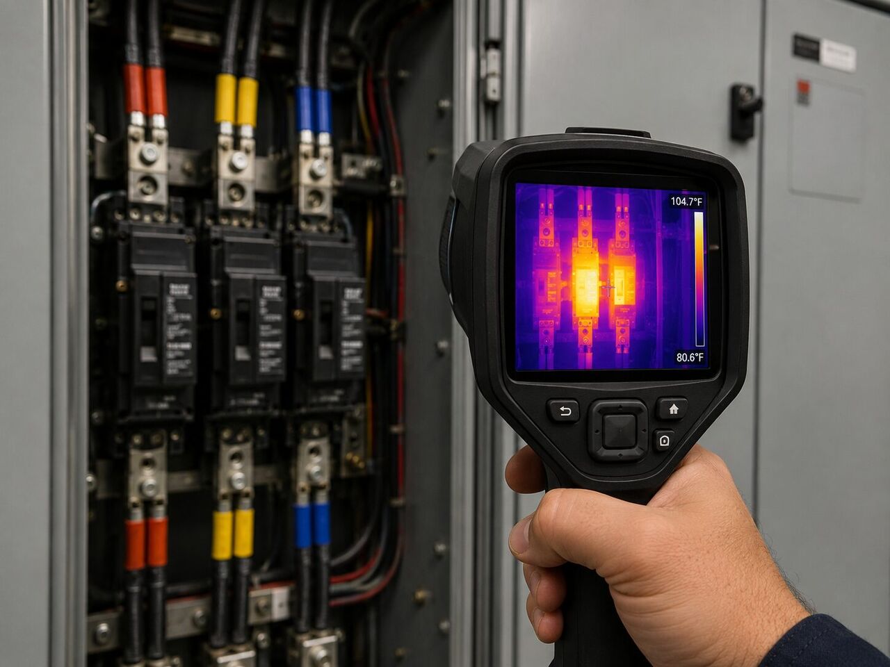 ASNT thermography of electrical switchgear